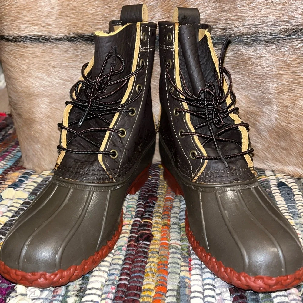 LL bean Bison boot 8 “ women’s size 9 - Picture 7 of 14